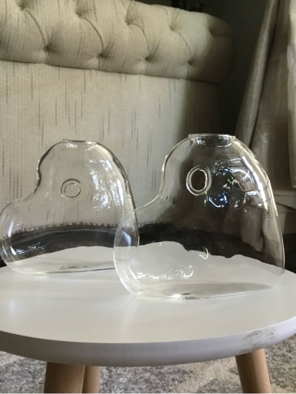 New Small Heart Glass Terrarium